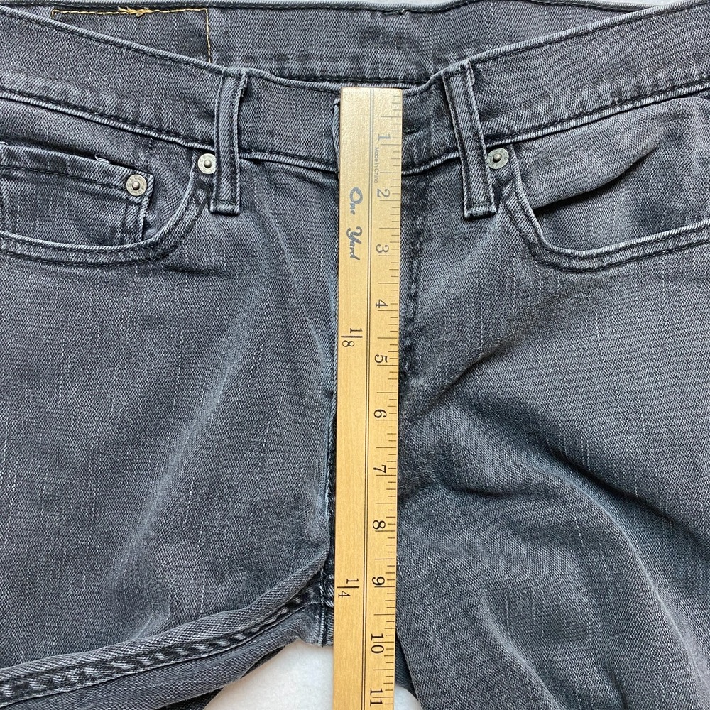 Levis 514 Denim Jeans Mens 30 Gray Straight Leg - Picture 7 of 12